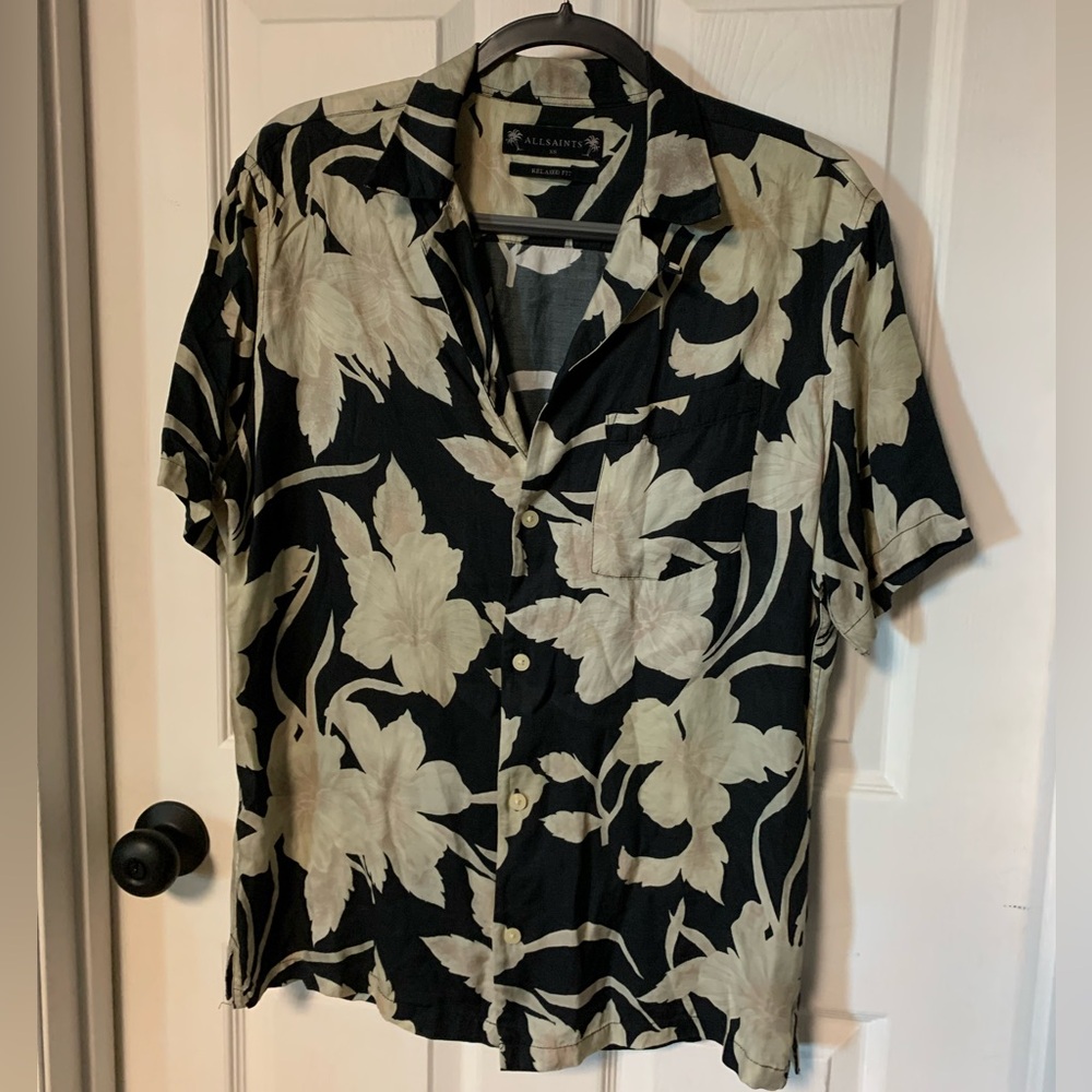 AllSaints Floral Men's Shirt XS